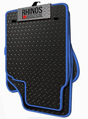 Blue car mats - car,